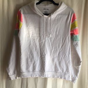 Juniors white sweater